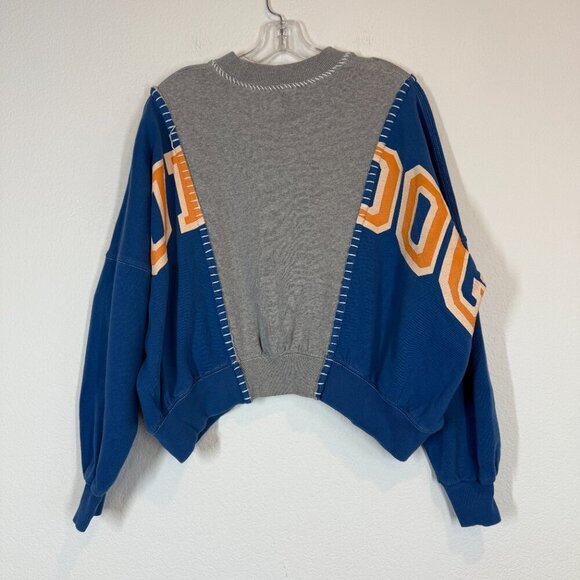 BDG Patchwork Vintage Collegiate Sweatshirt As Seen on TV Retro Small - Picture 6 of 13